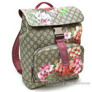 Gucci GG Blooms Backpack Rose Pink Leather Supreme Floral Flower